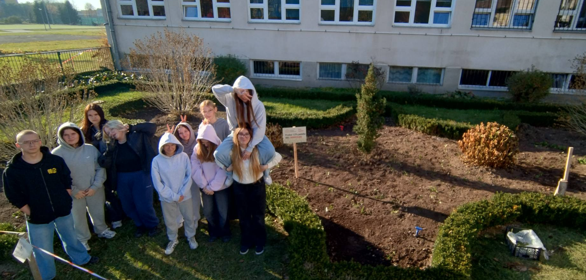 Uczniowie biorący udział w przedsięwzięciu
