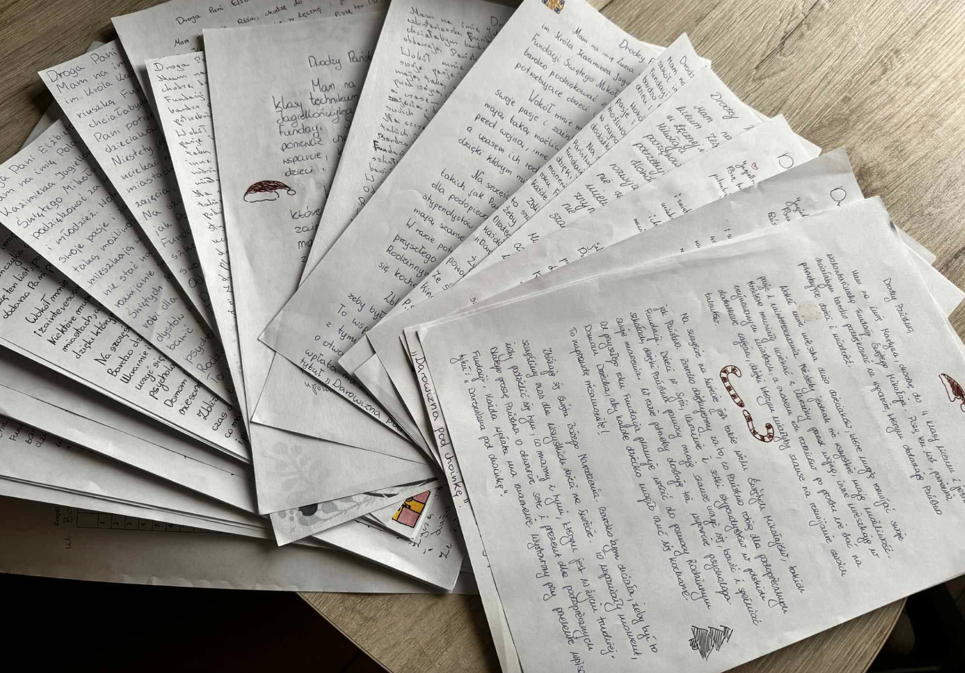 Listy napisane przez Uczniów Jagiellończyka