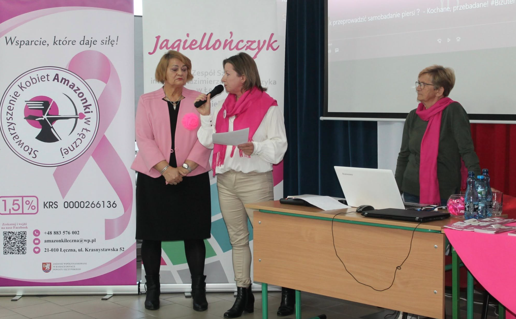 Członkinie Stowarzyszenia Kobiet „Amazonki” w Łęcznej