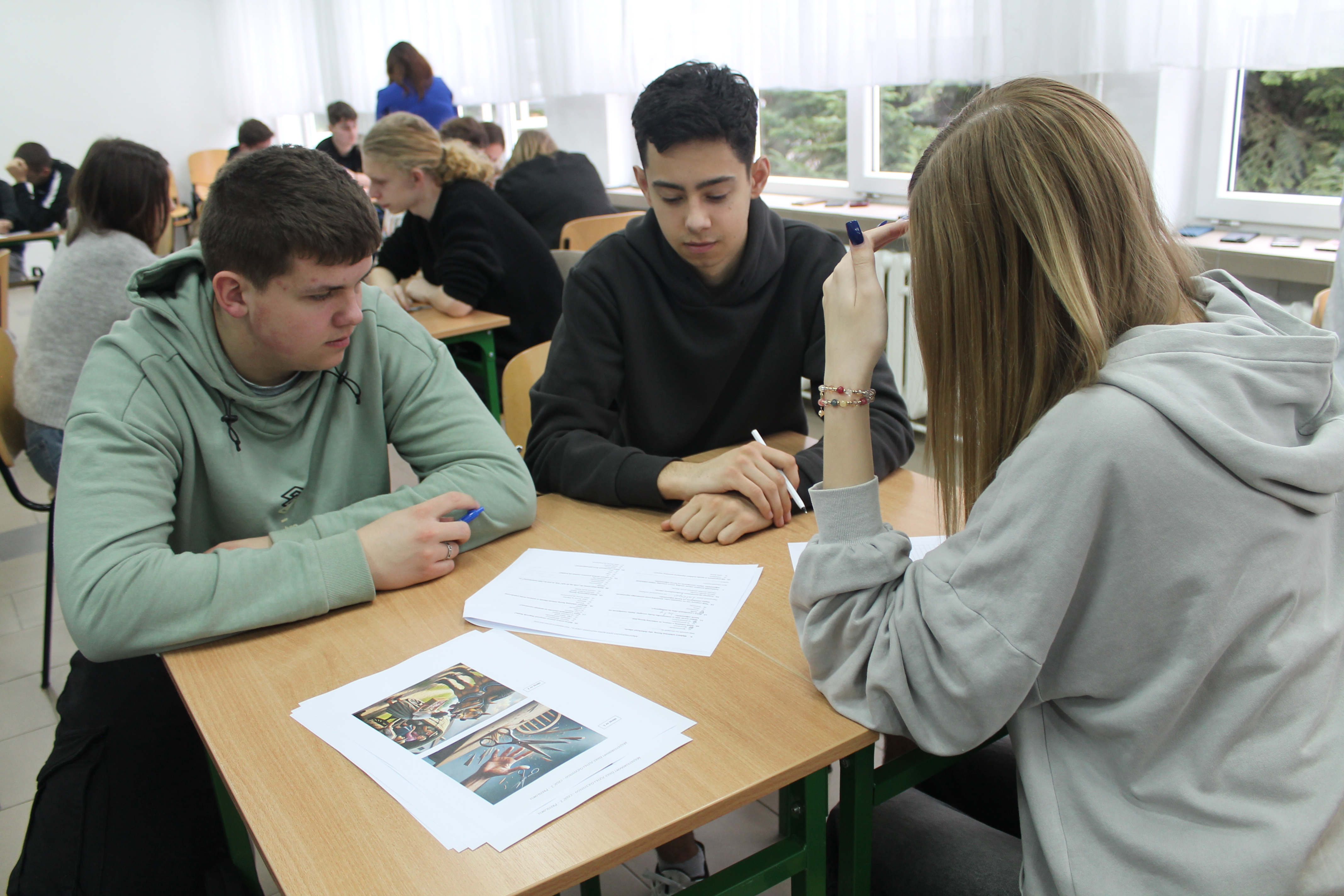 Reprezentanci klasy 3B LO - biologiczno-chemiczna