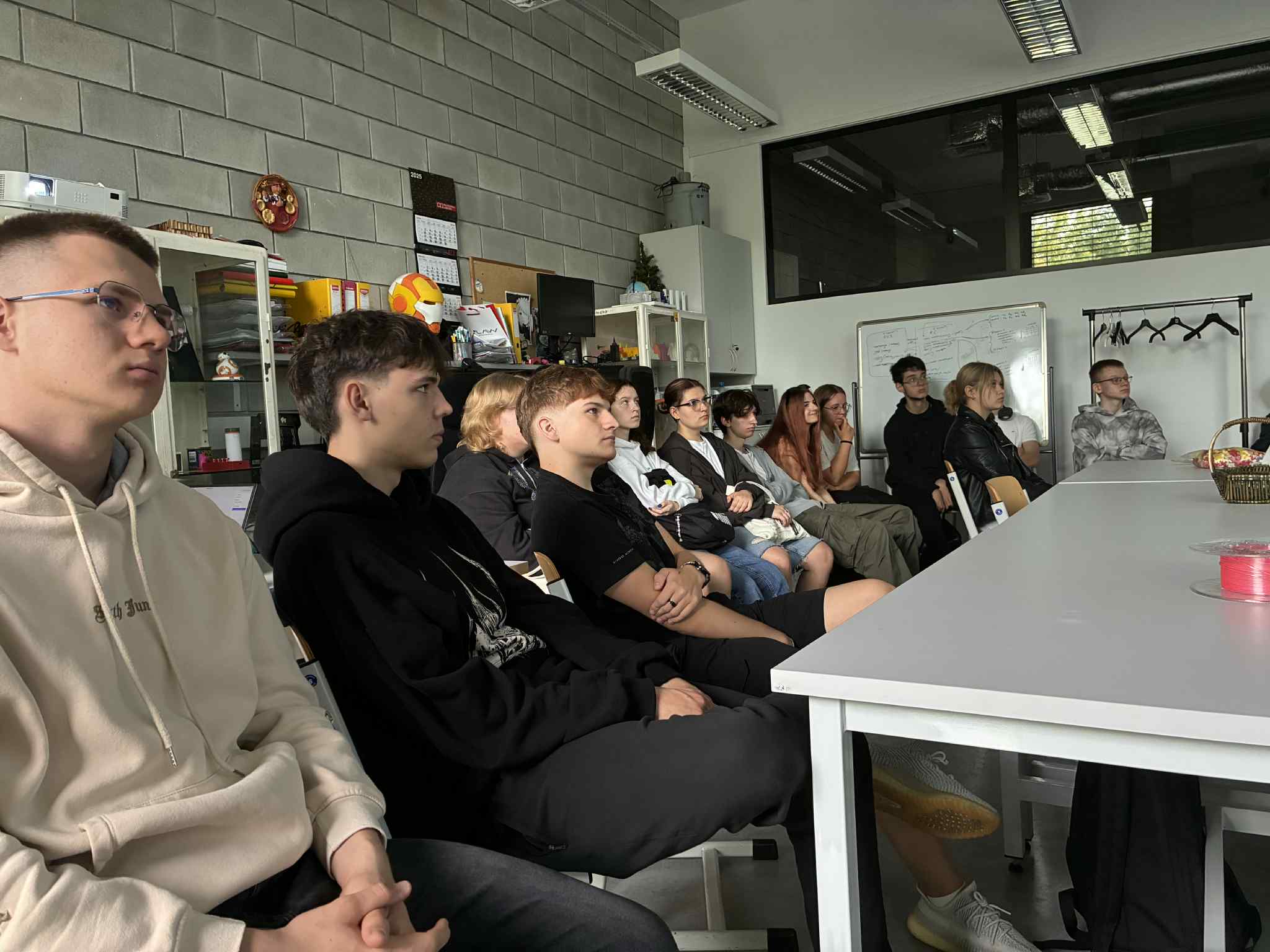 Uczniowie Jagiellończyka podczas warsztatów zorganizowanych przez wykładowców Politechniki Lubelskiej