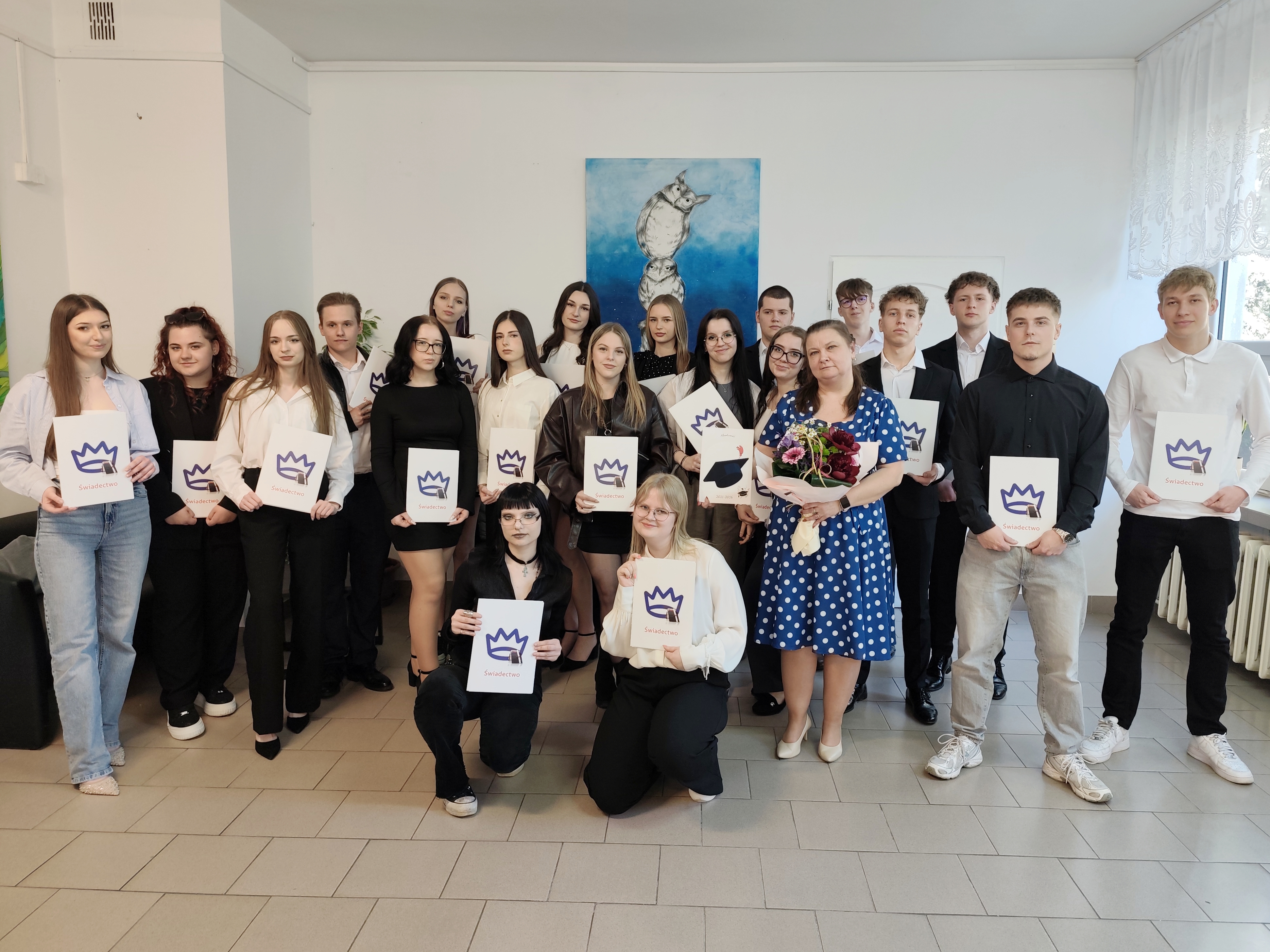 Klasa V TLTAK z Wychowawcą - Panią Renatą Misztal