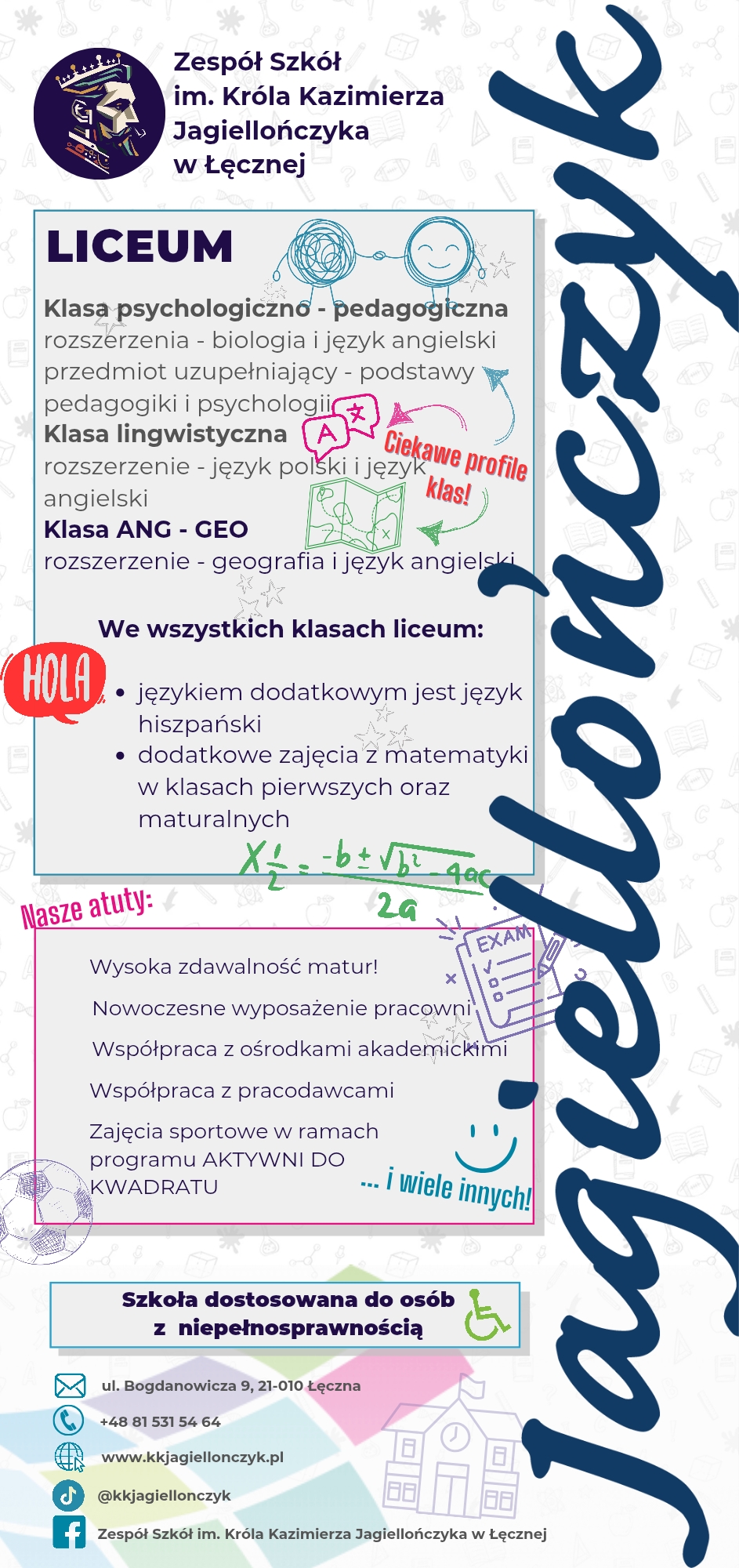 Ulotka - Liceum Ogólnokształcące